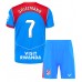 Atletico Madrid Antoine Griezmann #7 Tredjedraktsett Barn 2025-26 Korte ermer (+ Korte bukser)